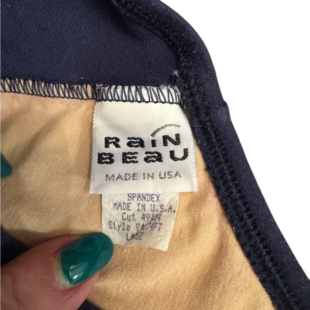Navy and Cream Sports Bras Set​ - Picture 4 of 5